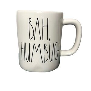 RAE Dunn Bah Humbug Mug Christmas Scrooge